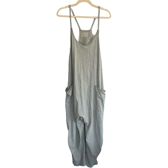 NWOT Free People Movement Hot Shot Onesie Heather Grey - Picture 2 of 6